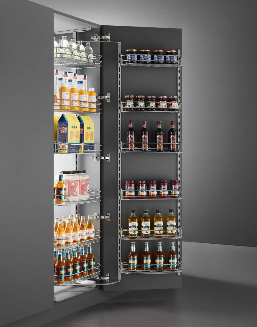 Platinum swivel pantry